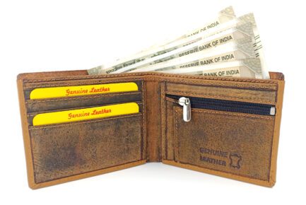 HUNTER BROWN LEATHER WALLET