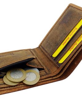 HUNTER BROWN LEATHER WALLET