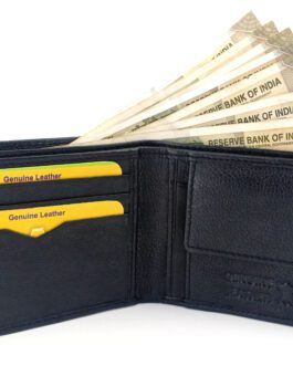 BLACK GENUINE LEATHER WALLET in 2023