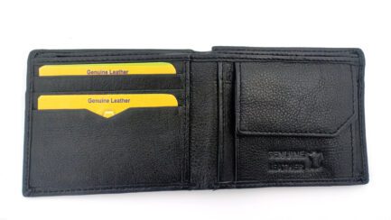 BLACK GENUINE LEATHER WALLET in 2023 - Image 3