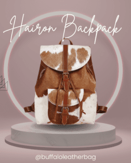 New Hairon Leather Backpack for College 2024