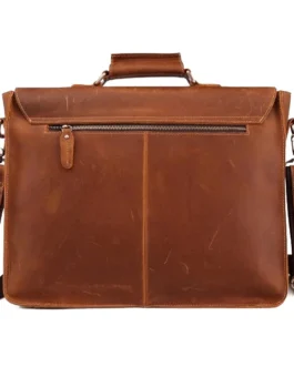 BRADY LEATHER MESSENGER BAG | LEATHER SIDE MESSENGER BAG