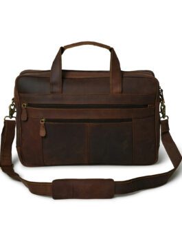 BRIEFCASE LEATHER BAG | GENUINE SIDE MESSENGER BAGS