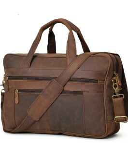 BRIEFCASE LEATHER BAG | GENUINE SIDE MESSENGER BAGS