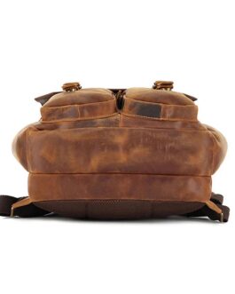 BUFFALO LEATHER BACKPACK | GENUINE LEATHER BACKPACK