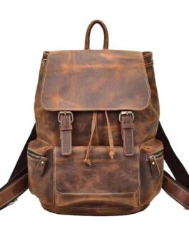 Vintage leather brown bag