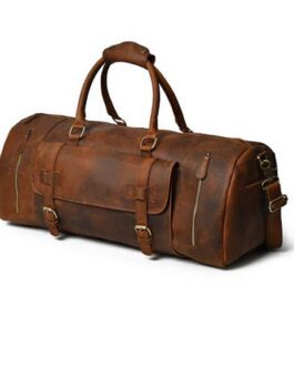 DUFFEL LEATHER BAG | BUFFALO LEATHER BAGS