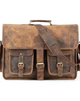 GENUINE LEATHER BAG | FULL GRAIN LEATHER BRIEFCASE