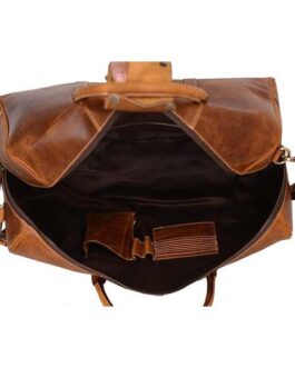 WEEKENDER LEATHER DUFFLE BAG