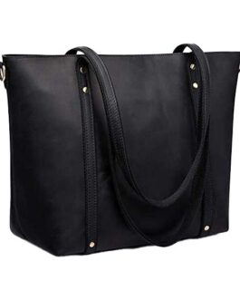 GENUINE LEATHER TOTE BAG