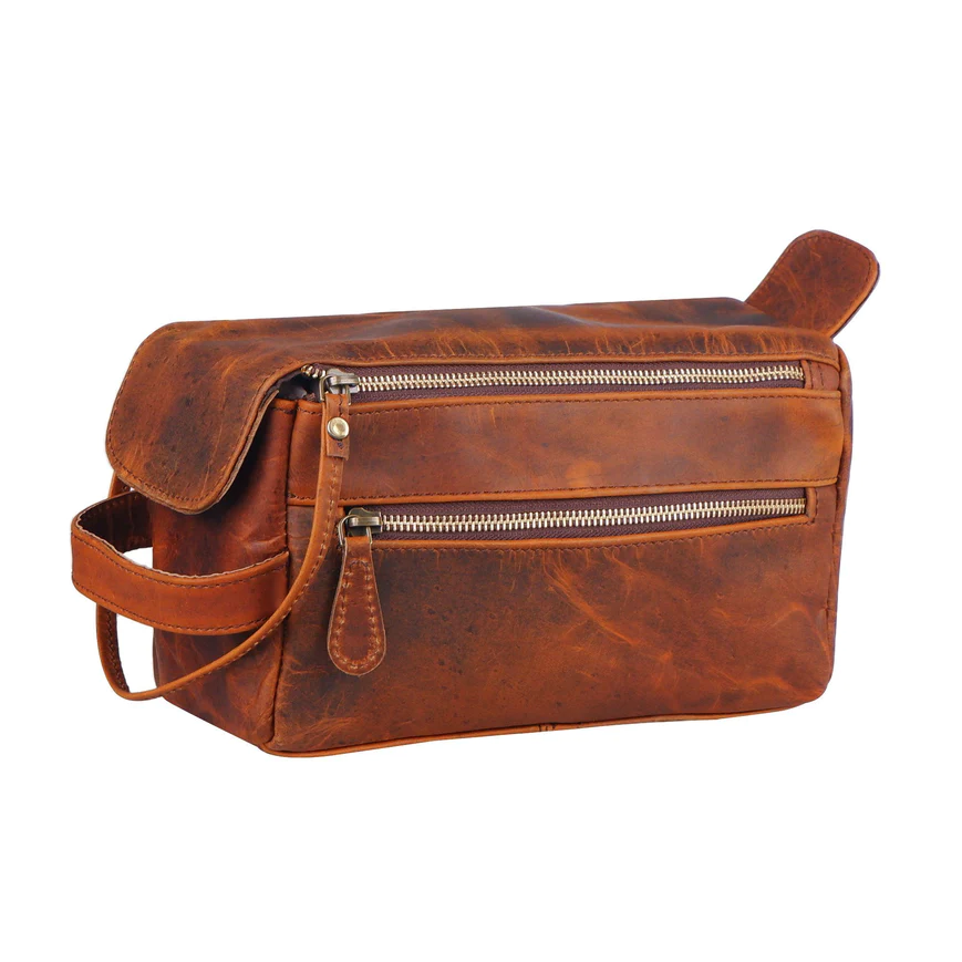 leather bags toiletry