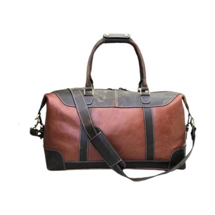 GENUINE BUFFALO LEATHER DUFFLE BAG - Image 4