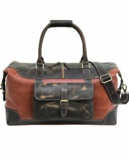 GENUINE BUFFALO LEATHER DUFFLE BAG