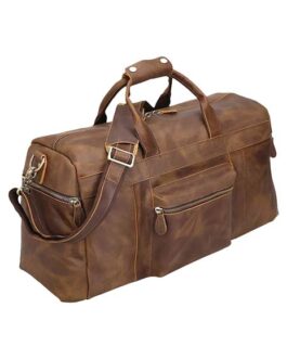 FULL GRAIN WEEKENDER BAG | TRAVELLING LEATHER BAG