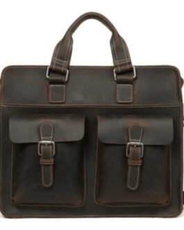 BRIEFCASE LEATHER BAG | SIDE LEATHER BAGS