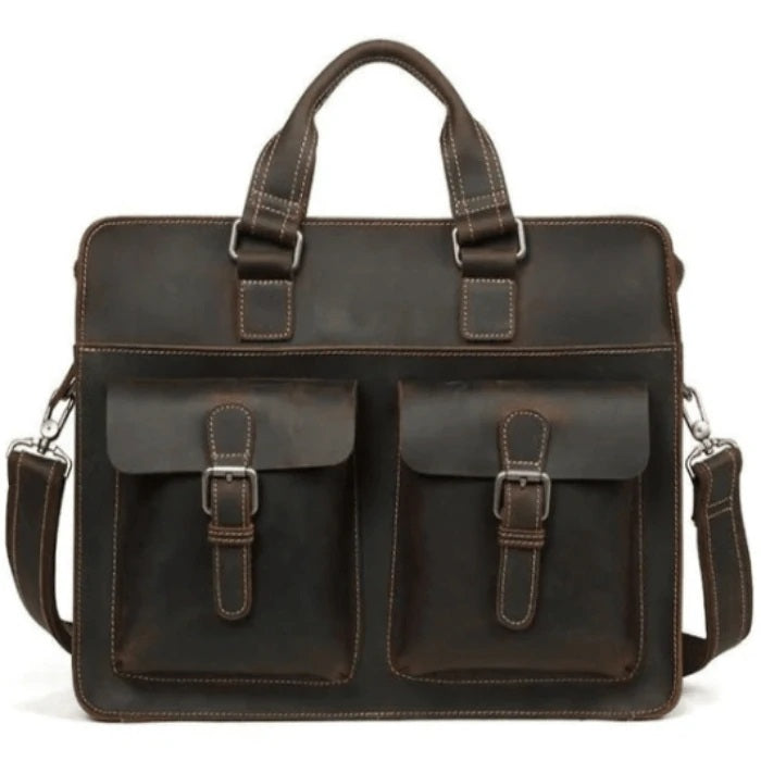 briefcase leather bag