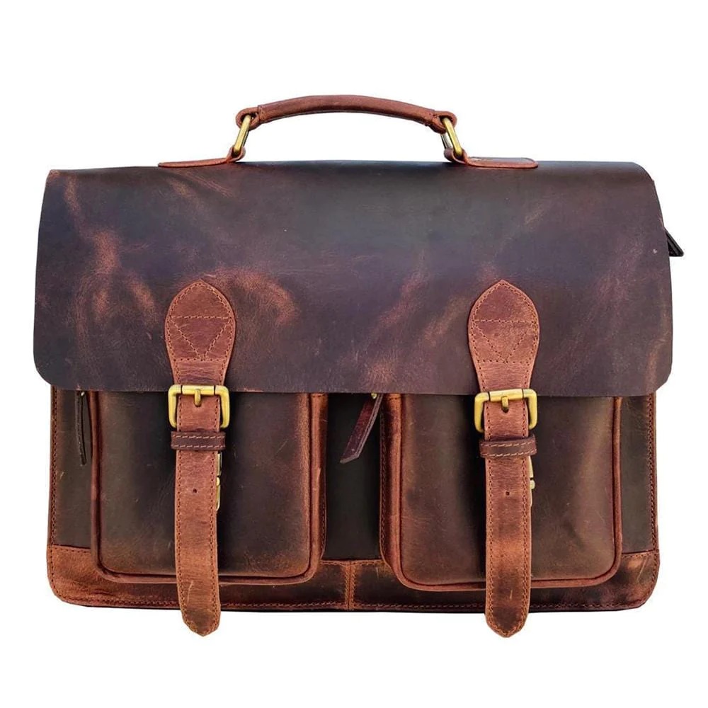 messenger leather bag