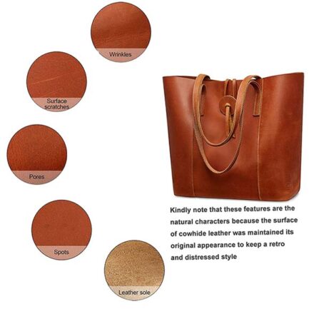 orange tote side bags women