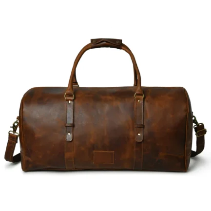 retro look leather duffle bag 4f35176a 6ab9 48fc a24a