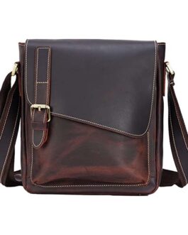 GENUINE LEATHER MESSENGER BAG