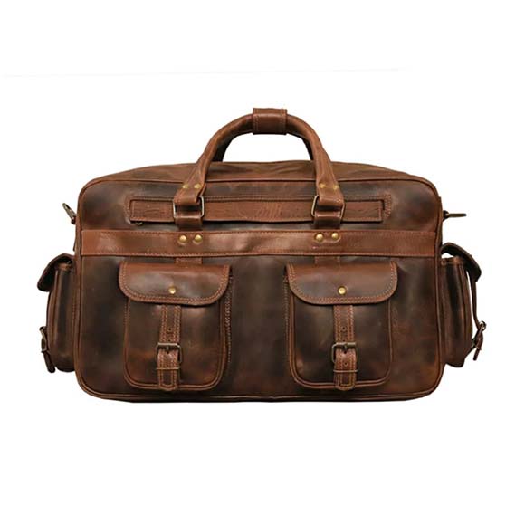 office buffalo leather briefcase bag