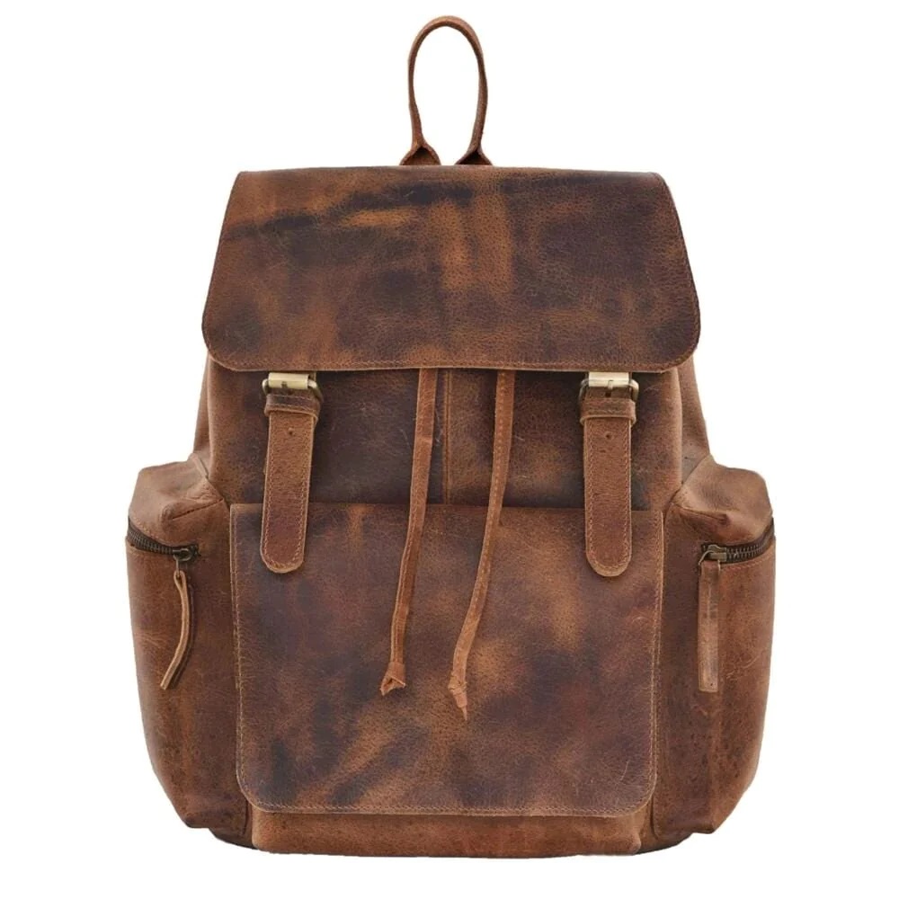 Trending handcrafted leather backpack