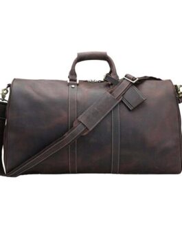 VINTAGE BUFFALO LEATHER BAG | DUFFLE LEATHER BAGS