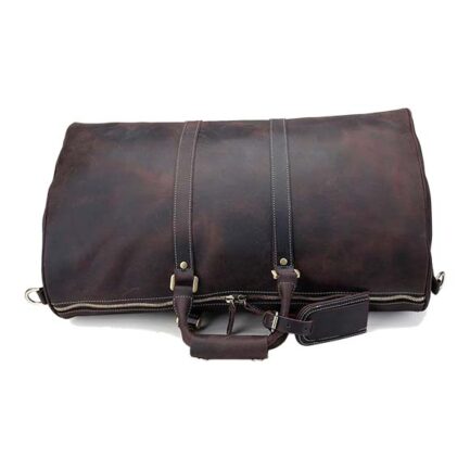 VINTAGE BUFFALO LEATHER BAG | DUFFLE LEATHER BAGS - Image 2