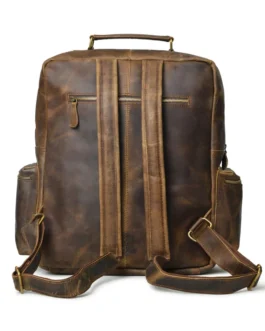 Unisex Backpack Fit to 15″ Laptop | Leather Backpack for College or Traveling