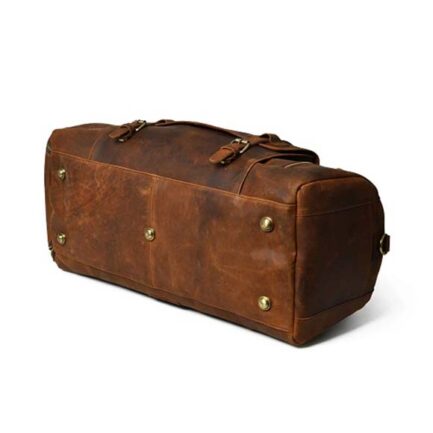 DUFFEL LEATHER BAG | BUFFALO LEATHER BAGS - Image 5