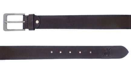 GENUINE BROWN LEATHER BELT NON-REVERSIBLE - Image 7